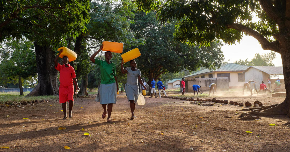 Diarreia e sinais de deshidratação – Memba, Moçambique