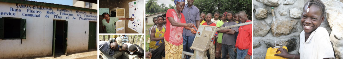 Modèles des services de maintenance des points d’eau et d’appui à la gouvernance de l’eau – proposés par Inter Aide